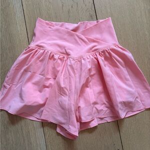 Aerie Pink Flowy Skirt/Shorts